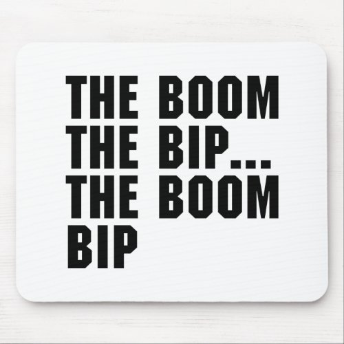 The Boom Bip Mouse Pad