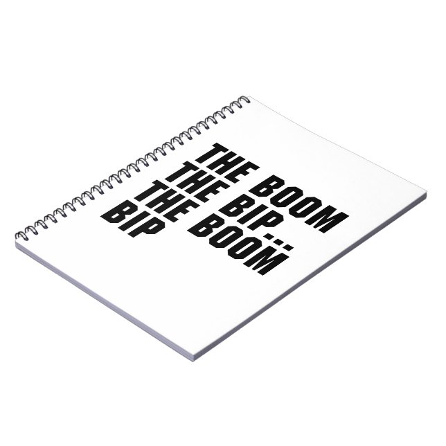 The Boom Bip Notebook (Left Side)