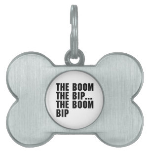 The Boom Bip Pet Name Tag
