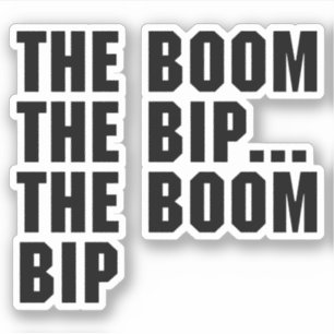 The Boom Bip Sticker