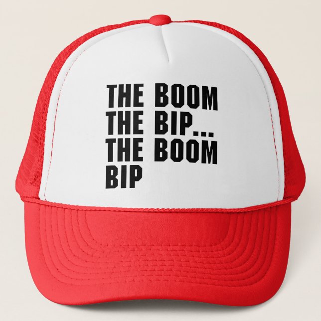 The Boom Bip Trucker Hat (Front)
