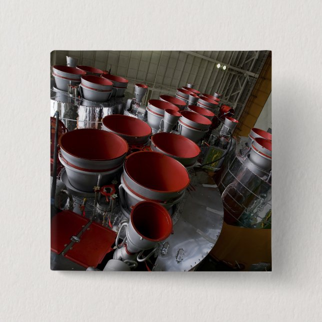 The boosters of the Soyuz TMA-14 spacecraft 2 Pinback Button (Front)