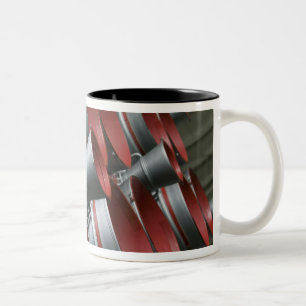 The boosters of the Soyuz TMA-14 spacecraft 3 Two-Tone Coffee Mug