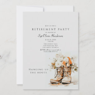 The Boots - Military Retirement Invitation
