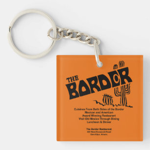 The Border Restaurant, Glen Ellyn, IL Keychain