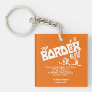 The Border Restaurant, Glen Ellyn, IL Keychain