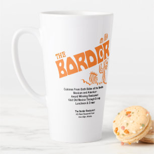 The Border Restaurant, Glen Ellyn, IL Latte Mug