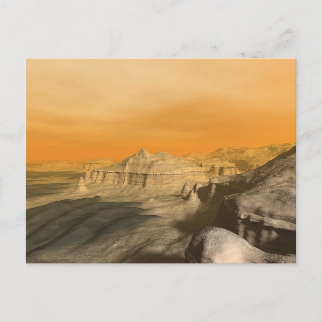 The borderlands of Xanadu Postcard (Front)