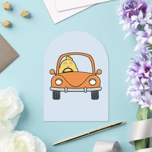 The Bored Driver Acrylic Invitations (Insitu (Wedding))