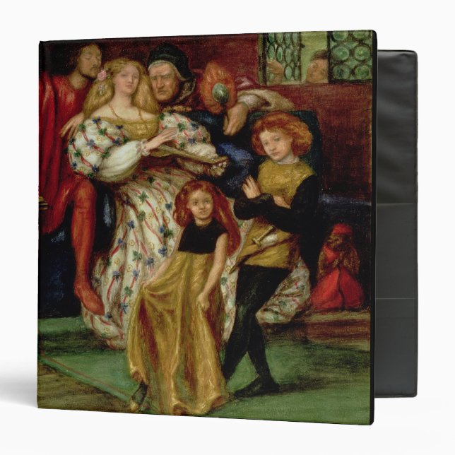 The Borgia Family, 1863 Binder (Front/Inside)