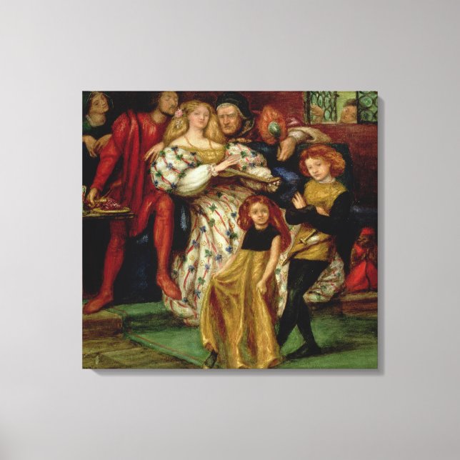 The Borgia Family, 1863 Canvas Print (Front)