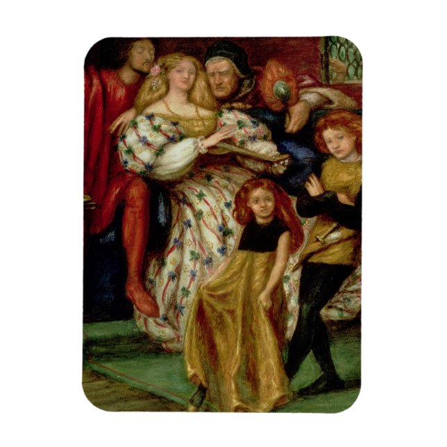 The Borgia Family, 1863 Magnet (Vertical)