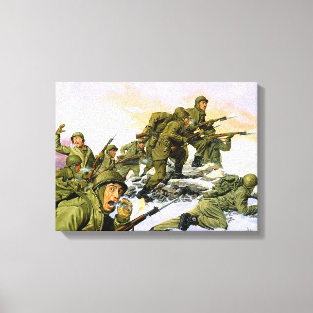 The Borinqueneers By Dominic D'Andrea Canvas Print (Front)