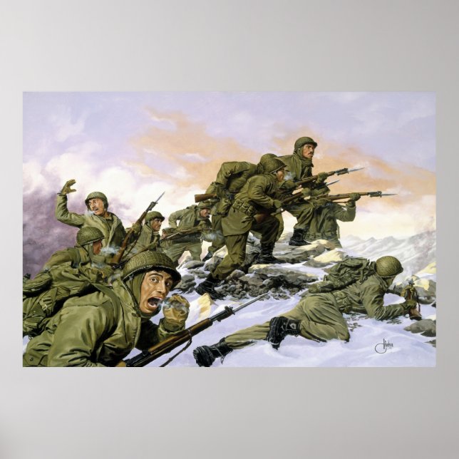 The Borinqueneers by Dominic D'Andrea Print (Front)