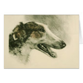 The Borzoi Card (Front Horizontal)