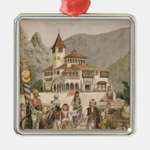 The Bosnian Pavilion at the Universal Exhibition Metal Ornament