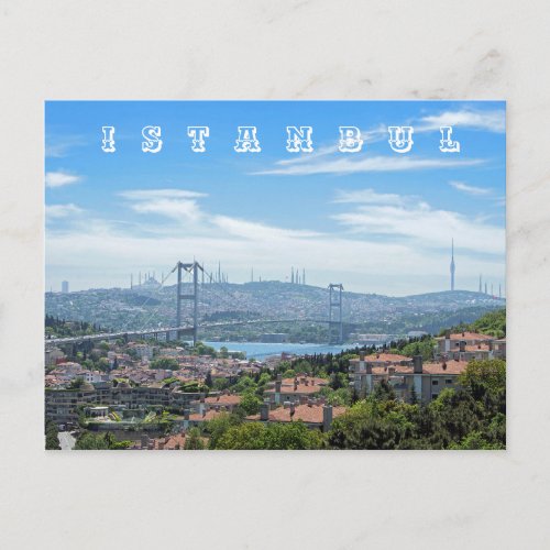 The Bosphorus Bridge 15 July Martyrs Bridge Postcard