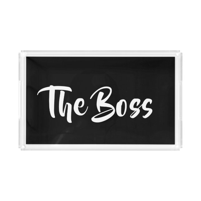 THE BOSS ACRYLIC TRAY (Front)