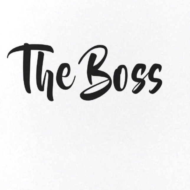 THE BOSS ACRYLIC TRAY (An ideal gift for your boss or a fun gift for your partner.)