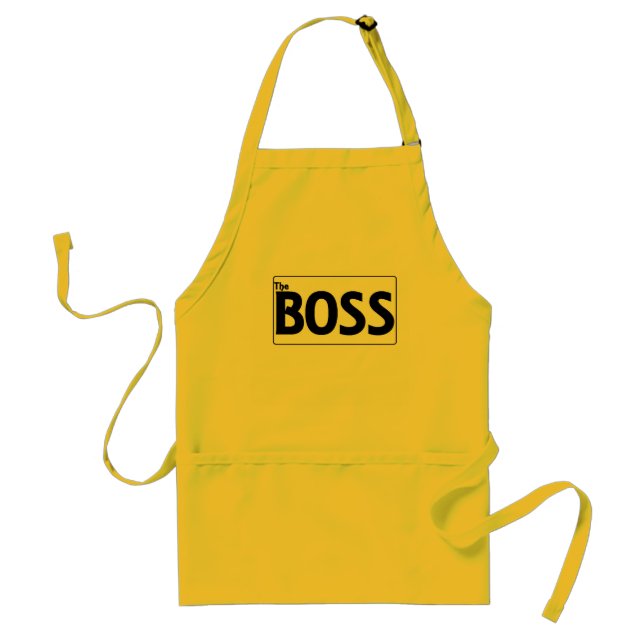 The Boss Adult Apron (Front)