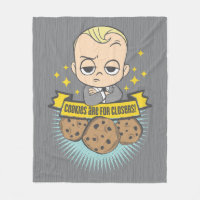 The Boss Baby | Baby & Cookies are for Closers! Fleece Blanket