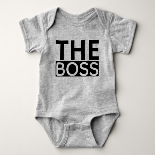 The Boss  Baby Bodysuit