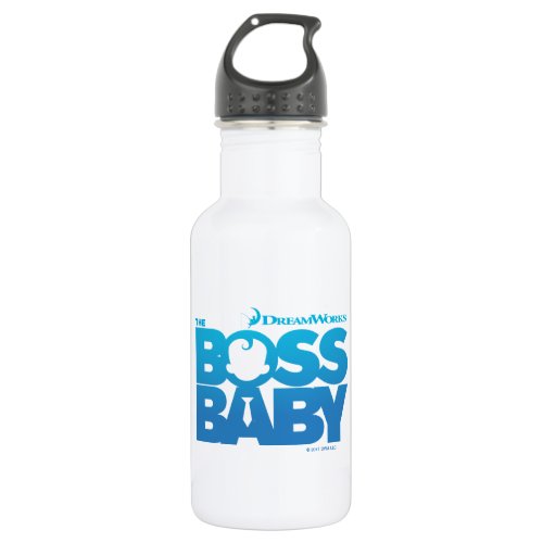 The Boss Baby Logo Water Bottle