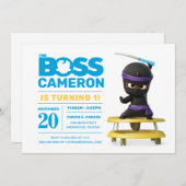 The Boss Baby | Ninja Birthday Invitation (Front/Back)