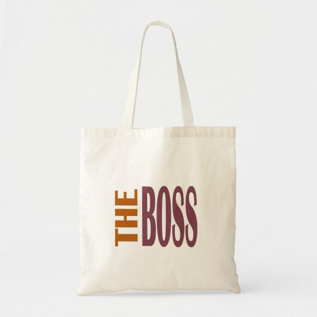 THE BOSS BROWNY TOTE BAG (Front)