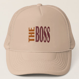 THE BOSS BROWNY TRUCKER HAT