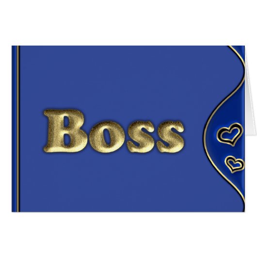 The Boss Cards (Front Horizontal)