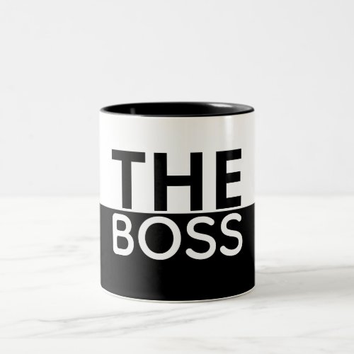 The Boss Contrast Mug