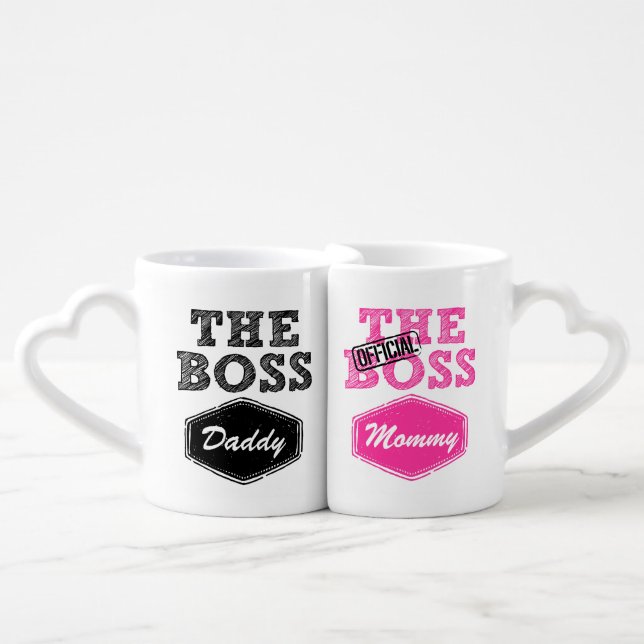 The Boss Couple's Mugs (Front Nesting)