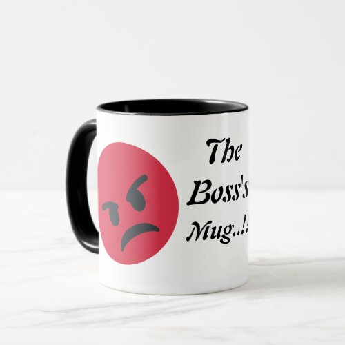 The Boss customizable Mug
