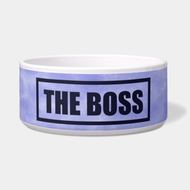 THE BOSS Dog Bowl (Front)