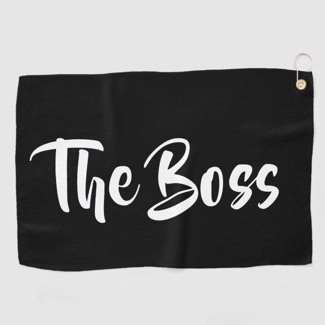 THE BOSS GOLF TOWEL (Horizontal)