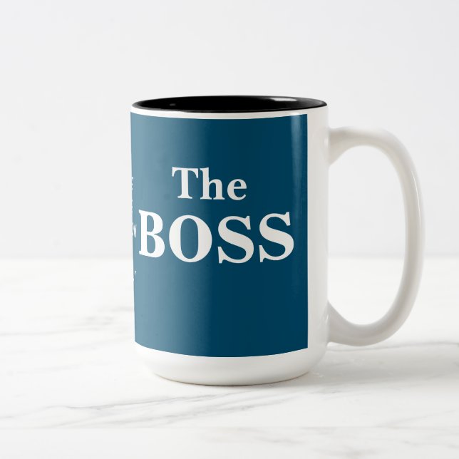 The Boss Husband Humor Mug (Right)