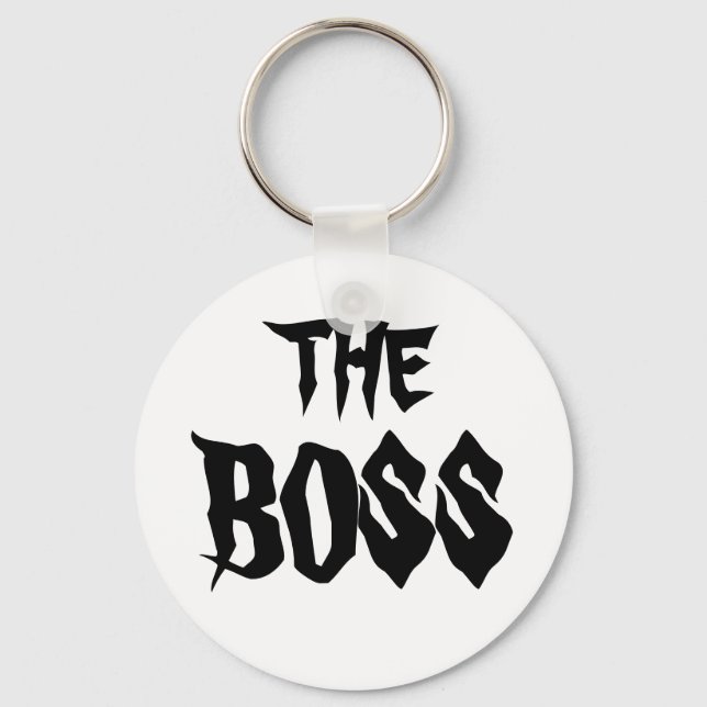 The Boss Keychain (Front)