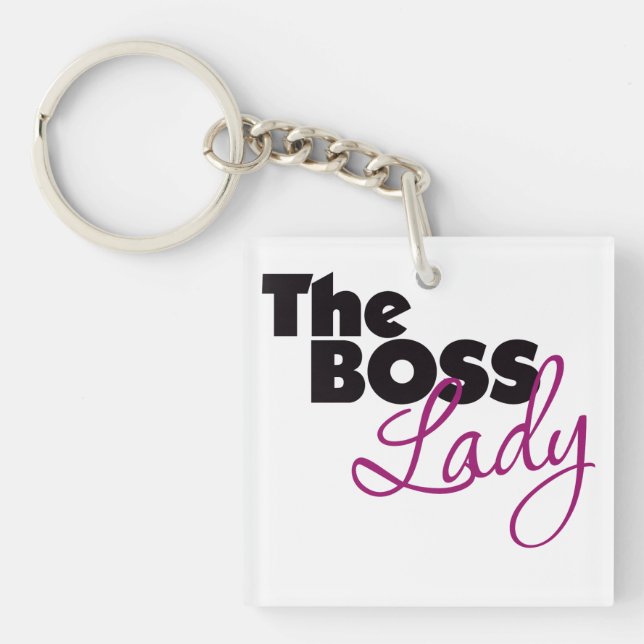 The Boss Lady Keychain (Front)