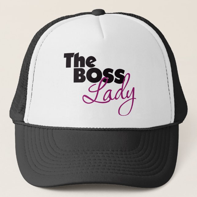 The Boss Lady Trucker Hat (Front)