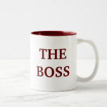The Boss Mug at Zazzle