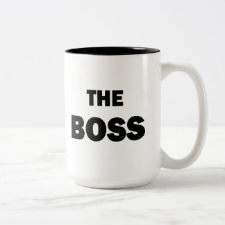 The Boss mug dual sides