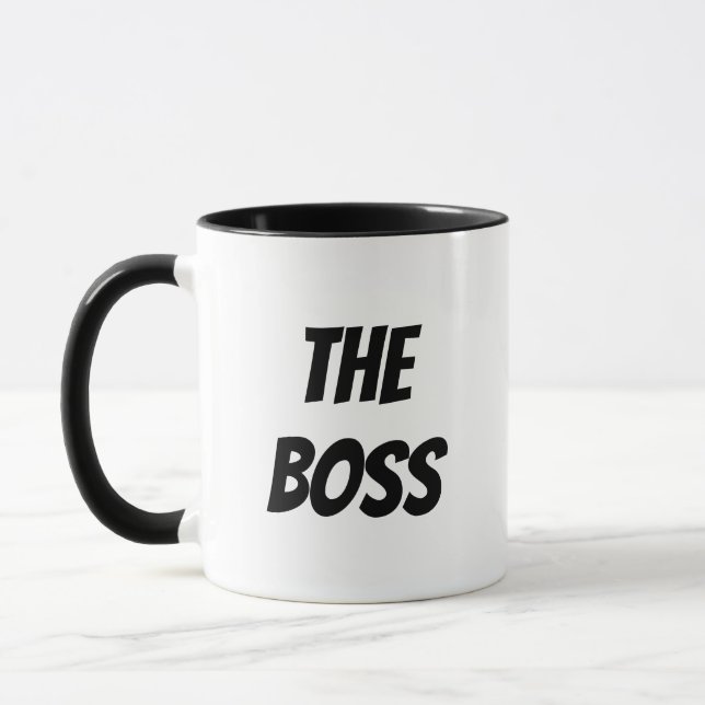THE BOSS MUG - Show Everyone Who's The BOSS (Left)