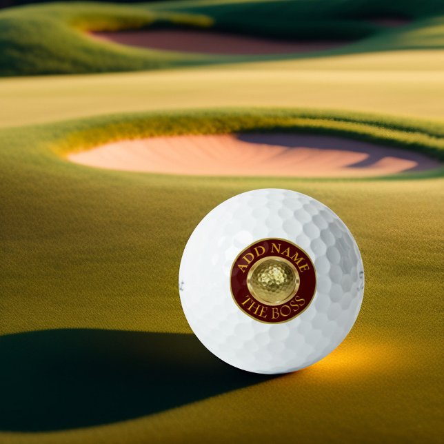 The Boss - Personalized Titleist Pro V1 Golf Balls (Creator Uploaded)