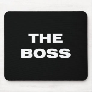 The Boss - The Real Boss Couple  Mouse Pad