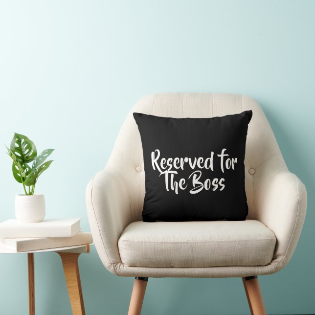 THE BOSS THROW PILLOW (Chair)