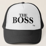 The Boss Trademark Tm Trademark Trucker Hat at Zazzle