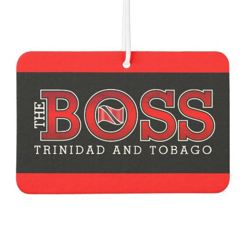 The BOSS Trinidad and Tobago Air Freshener