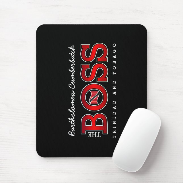 The Boss Trinidad & Tobago Mouse Pad (With Mouse)