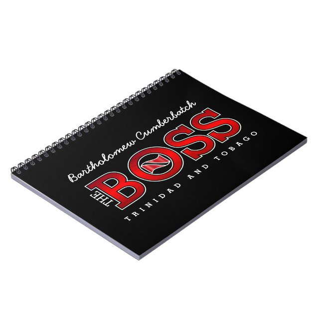 The Boss Trinidad & Tobago Notebook (Left Side)
